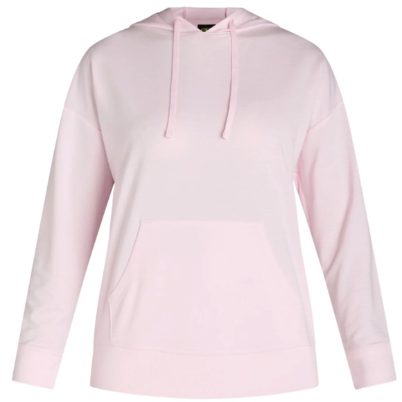 NEW Women 2 piece sweatsuit set  Pull over Hoodie w Jogger Pants Pink L - Picture 7 of 17